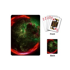 Space Cosmos Galaxy Universe Sky Playing Cards Single Design (mini) by Wegoenart