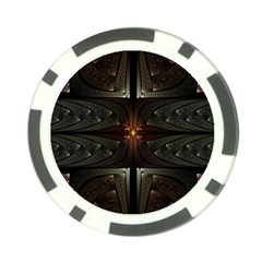 Fractal Artwork Abstract Fantasy Poker Chip Card Guard (10 Pack) by Wegoenart