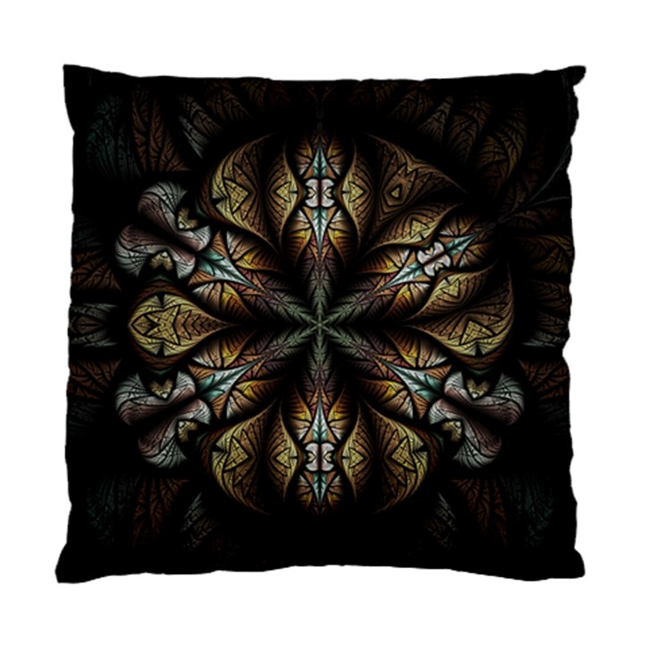 Fractal Flower Fantasy Floral Standard Cushion Case (One Side)