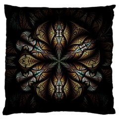 Fractal Flower Fantasy Floral Standard Flano Cushion Case (Two Sides)