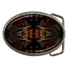 Fractal Fantasy Texture Pattern Belt Buckles by Wegoenart