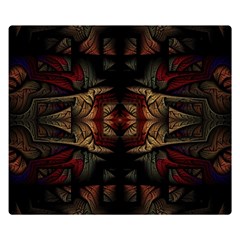 Fractal Fantasy Texture Pattern Double Sided Flano Blanket (small)  by Wegoenart