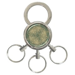 Fractal Abstract Background Pattern 3-ring Key Chain by Wegoenart