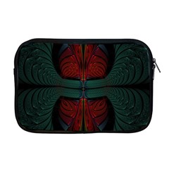 Fractal Abstract Background Pattern Apple Macbook Pro 17  Zipper Case by Wegoenart