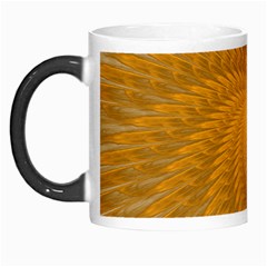 Fractal Abstract Background Pattern Gold Golden Yellow Morph Mugs by Wegoenart