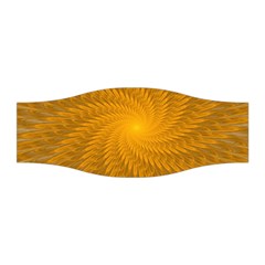 Fractal Abstract Background Pattern Gold Golden Yellow Stretchable Headband by Wegoenart