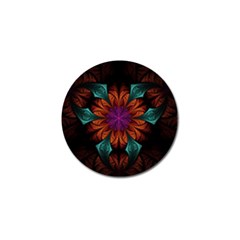 Fractal Flower Fantasy Floral Golf Ball Marker (4 Pack) by Wegoenart