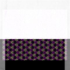 Wallpaper Floral Pattern Purple Rectangular Jigsaw Puzzl by Wegoenart