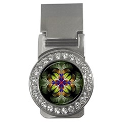 Fractal Flower Fantasy Design Money Clips (cz)  by Wegoenart