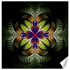 Fractal Flower Fantasy Design Canvas 12  X 12  by Wegoenart