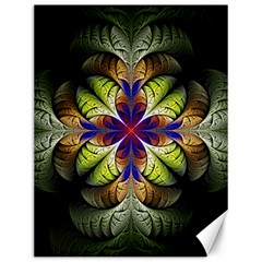 Fractal Flower Fantasy Design Canvas 12  X 16  by Wegoenart