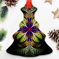 Fractal Flower Fantasy Design Ornament (christmas Tree)  by Wegoenart