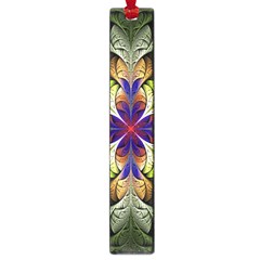 Fractal Flower Fantasy Design Large Book Marks by Wegoenart