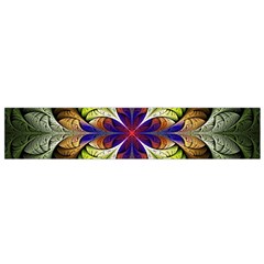 Fractal Flower Fantasy Design Small Flano Scarf by Wegoenart