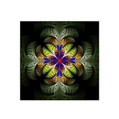 Fractal Flower Fantasy Design Satin Bandana Scarf by Wegoenart