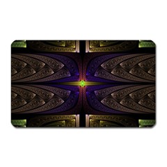 Fractal Fantasy Design Texture Magnet (rectangular) by Wegoenart