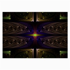 Fractal Fantasy Design Texture Large Glasses Cloth (2 Sides) by Wegoenart