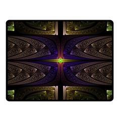 Fractal Fantasy Design Texture Fleece Blanket (small) by Wegoenart