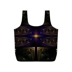 Fractal Fantasy Design Texture Full Print Recycle Bag (s) by Wegoenart