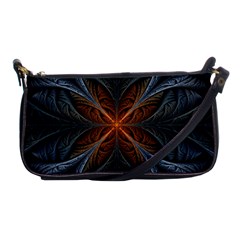 Art Abstract Fractal Pattern Shoulder Clutch Bag by Wegoenart