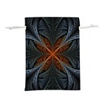 Art Abstract Fractal Pattern Lightweight Drawstring Pouch (S) Front