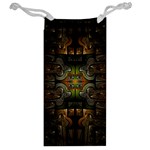 Fractal Fantasy Mystic Design Jewelry Bag Back