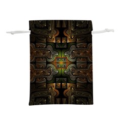 Fractal Fantasy Mystic Design Lightweight Drawstring Pouch (s) by Wegoenart