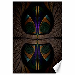 Fractal Abstract Background Pattern Canvas 20  X 30 