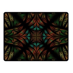 Fractal Fantasy Design Texture Fleece Blanket (small) by Wegoenart