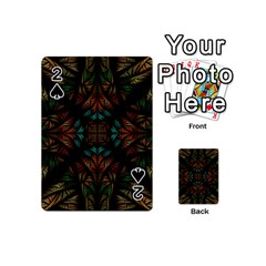 Fractal Fantasy Design Texture Playing Cards 54 Designs (mini) by Wegoenart