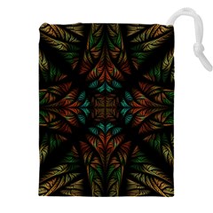 Fractal Fantasy Design Texture Drawstring Pouch (4xl)