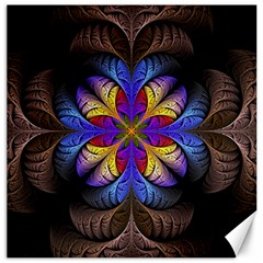 Fractal Flower Fantasy Floral Canvas 12  X 12  by Wegoenart