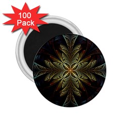 Fractal Art Abstract Pattern 2.25  Magnets (100 pack) 