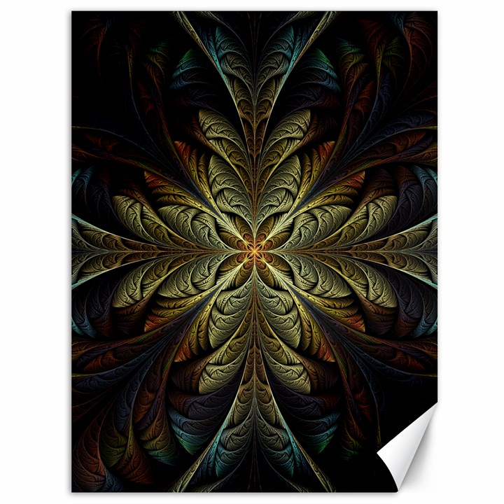 Fractal Art Abstract Pattern Canvas 36  x 48 