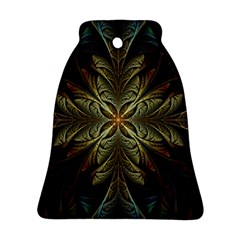 Fractal Art Abstract Pattern Bell Ornament (Two Sides)