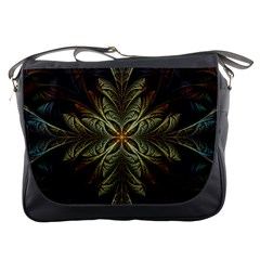 Fractal Art Abstract Pattern Messenger Bag