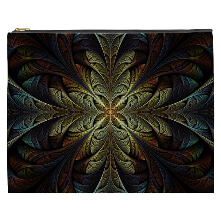 Fractal Art Abstract Pattern Cosmetic Bag (XXXL)