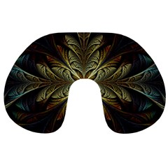 Fractal Art Abstract Pattern Travel Neck Pillow