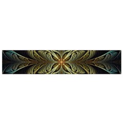 Fractal Art Abstract Pattern Small Flano Scarf