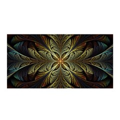 Fractal Art Abstract Pattern Satin Wrap