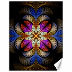 Fractal Flower Fantasy Pattern Canvas 12  X 16  by Wegoenart