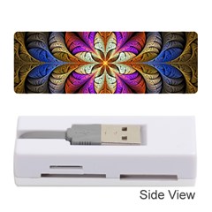 Fractal Flower Fantasy Pattern Memory Card Reader (stick) by Wegoenart