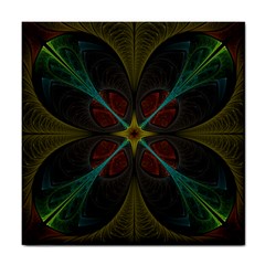 Fractal Art Abstract Pattern Tile Coaster by Wegoenart