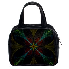 Fractal Art Abstract Pattern Classic Handbag (two Sides) by Wegoenart