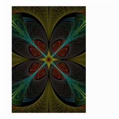 Fractal Art Abstract Pattern Small Garden Flag (two Sides) by Wegoenart