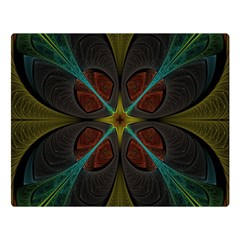 Fractal Art Abstract Pattern Double Sided Flano Blanket (large)  by Wegoenart