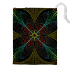 Fractal Art Abstract Pattern Drawstring Pouch (5xl)