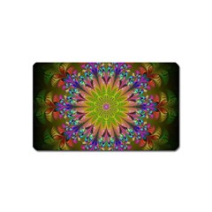 Fractal Abstract Background Pattern Magnet (Name Card)