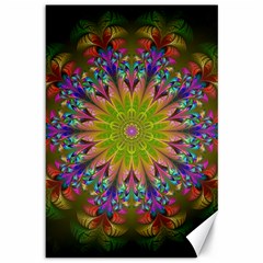 Fractal Abstract Background Pattern Canvas 12  x 18 