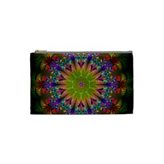 Fractal Abstract Background Pattern Cosmetic Bag (small) by Wegoenart